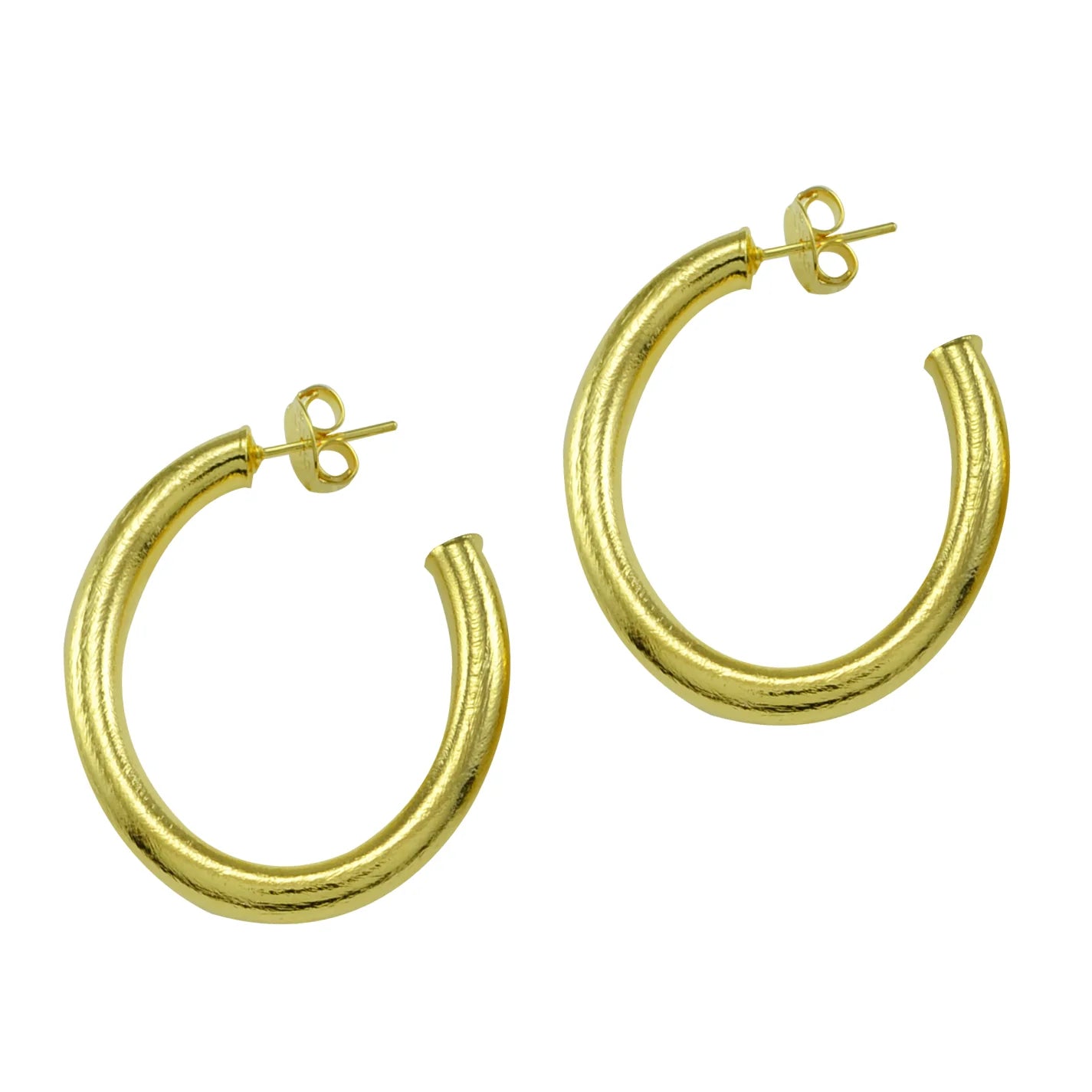 Ariela Oval Hoop Earrings AG73*