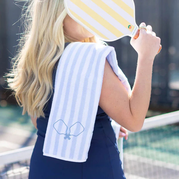 Tennis Towel | Billie Blue Paddles