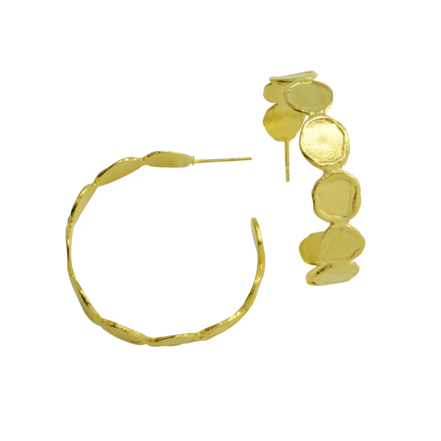 Coins Hoop Earrings NB804*
