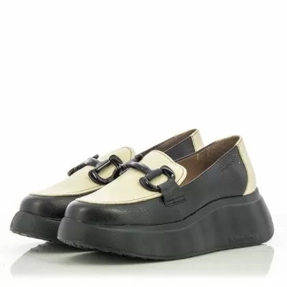 Wild Black/Cream Loafers