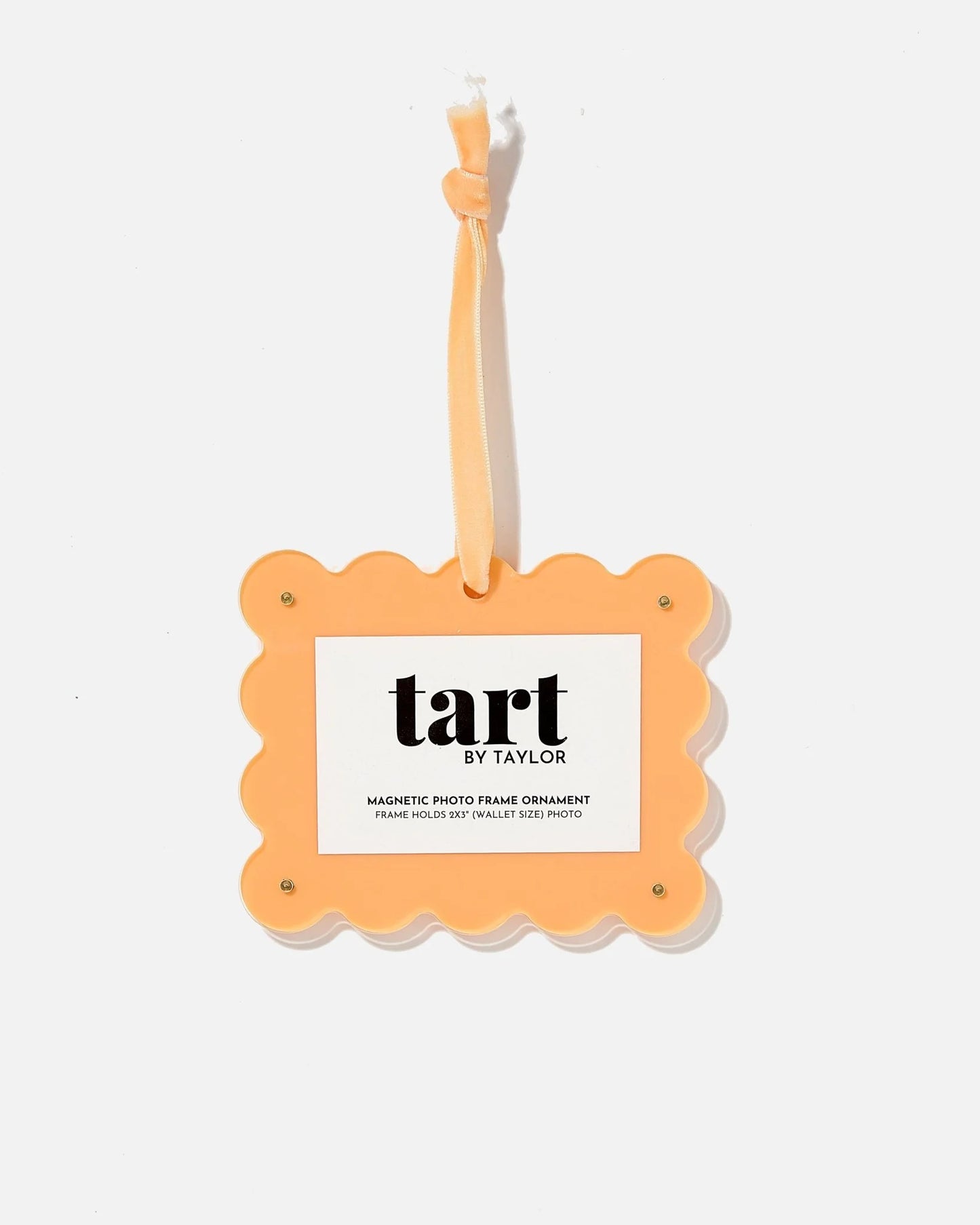 Orange Sherbet Frame Ornament