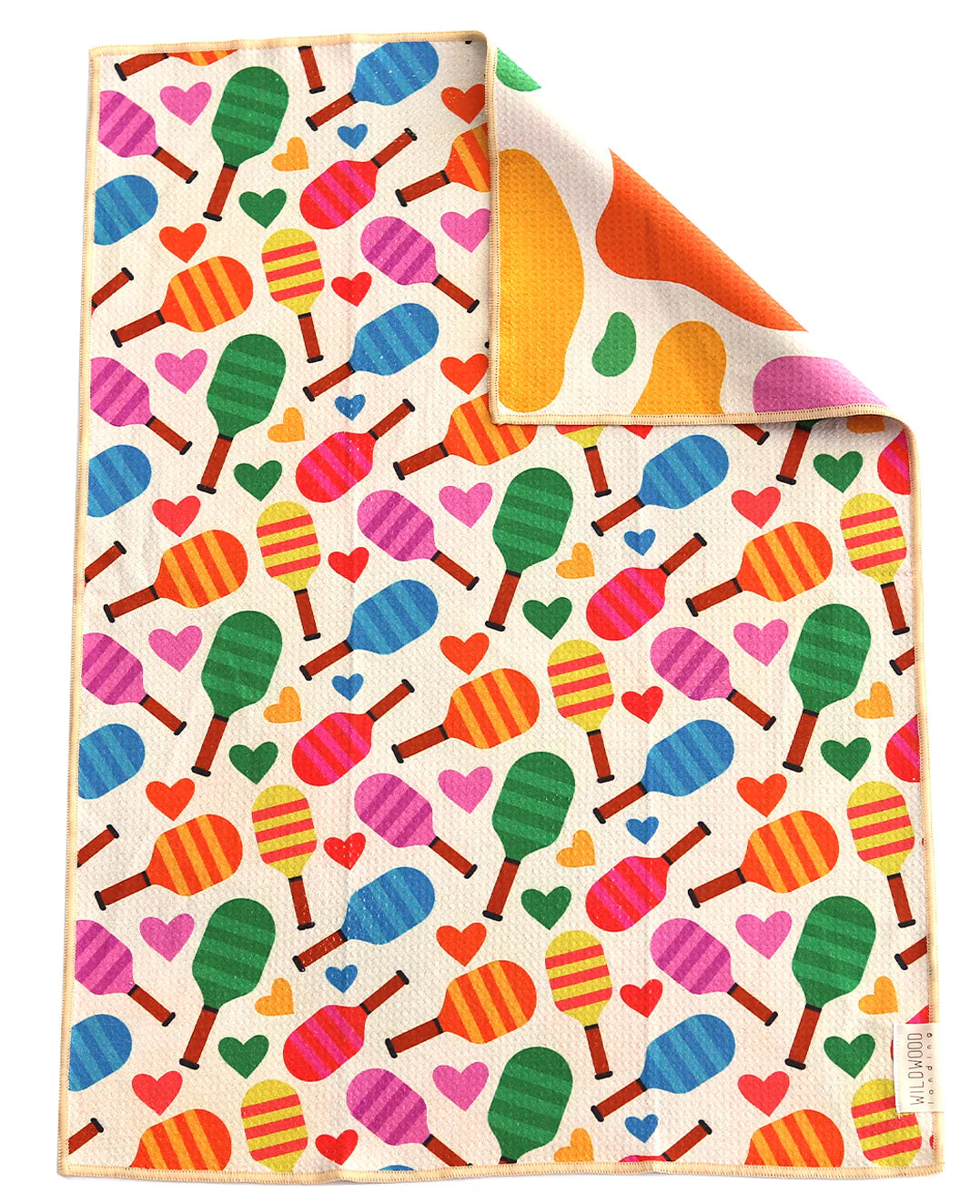 Pickleball Love Reversible Microfiber Hand Towel