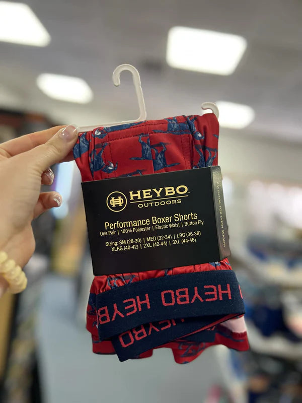 Lab with Mallards Red Boxers