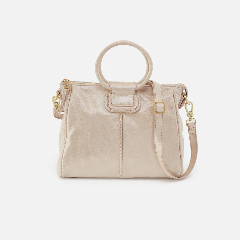 Sheila Medium Satchel - Sand Shimmer