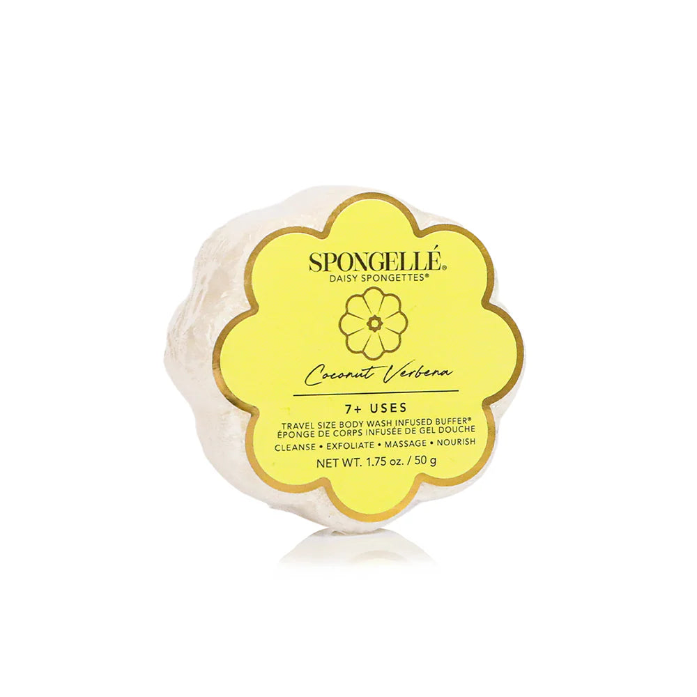 Travel Size Body Wash Spongette - Coconut Verbena*