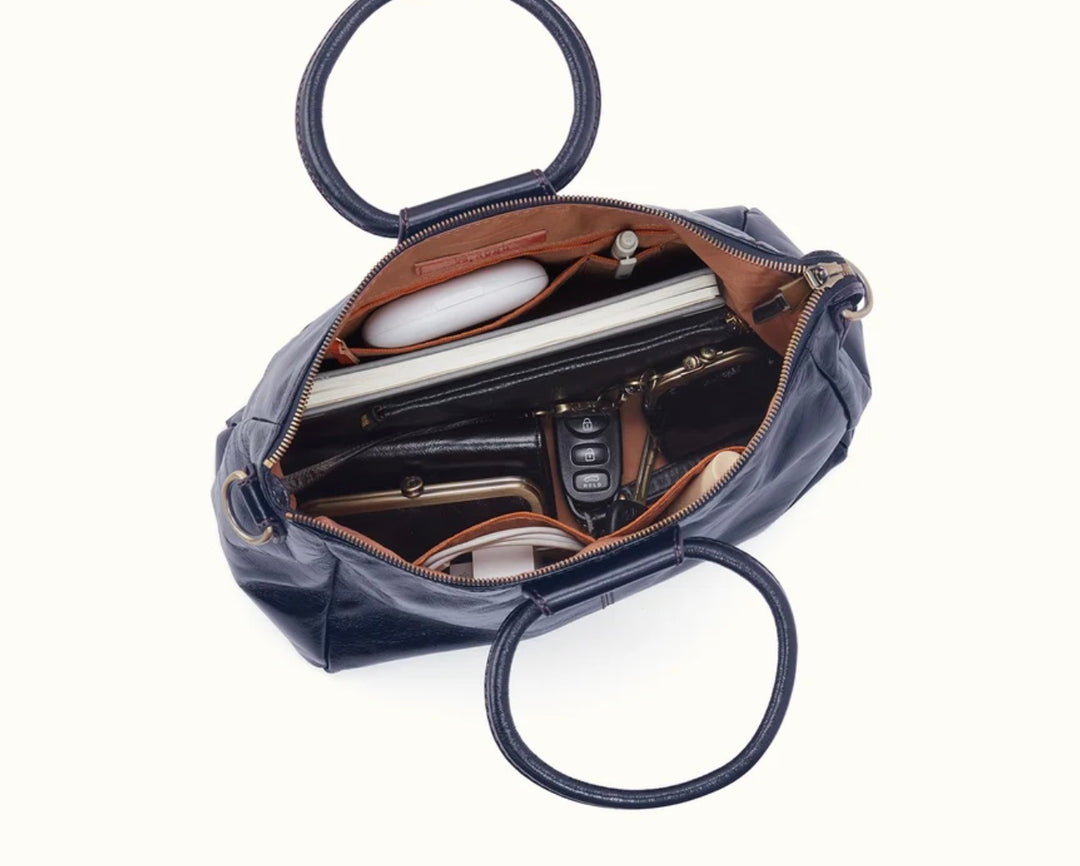 Shelia Medium Satchel | Ink Navy