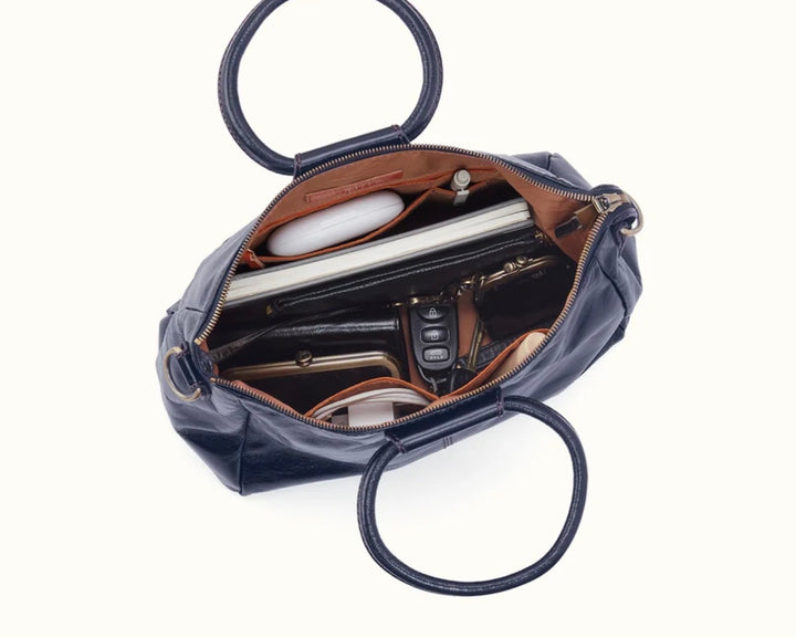 Shelia Medium Satchel | Ink Navy