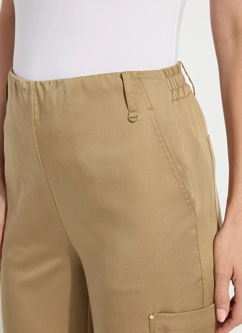 Jane Cargo Ankle Pant | Raw Umber