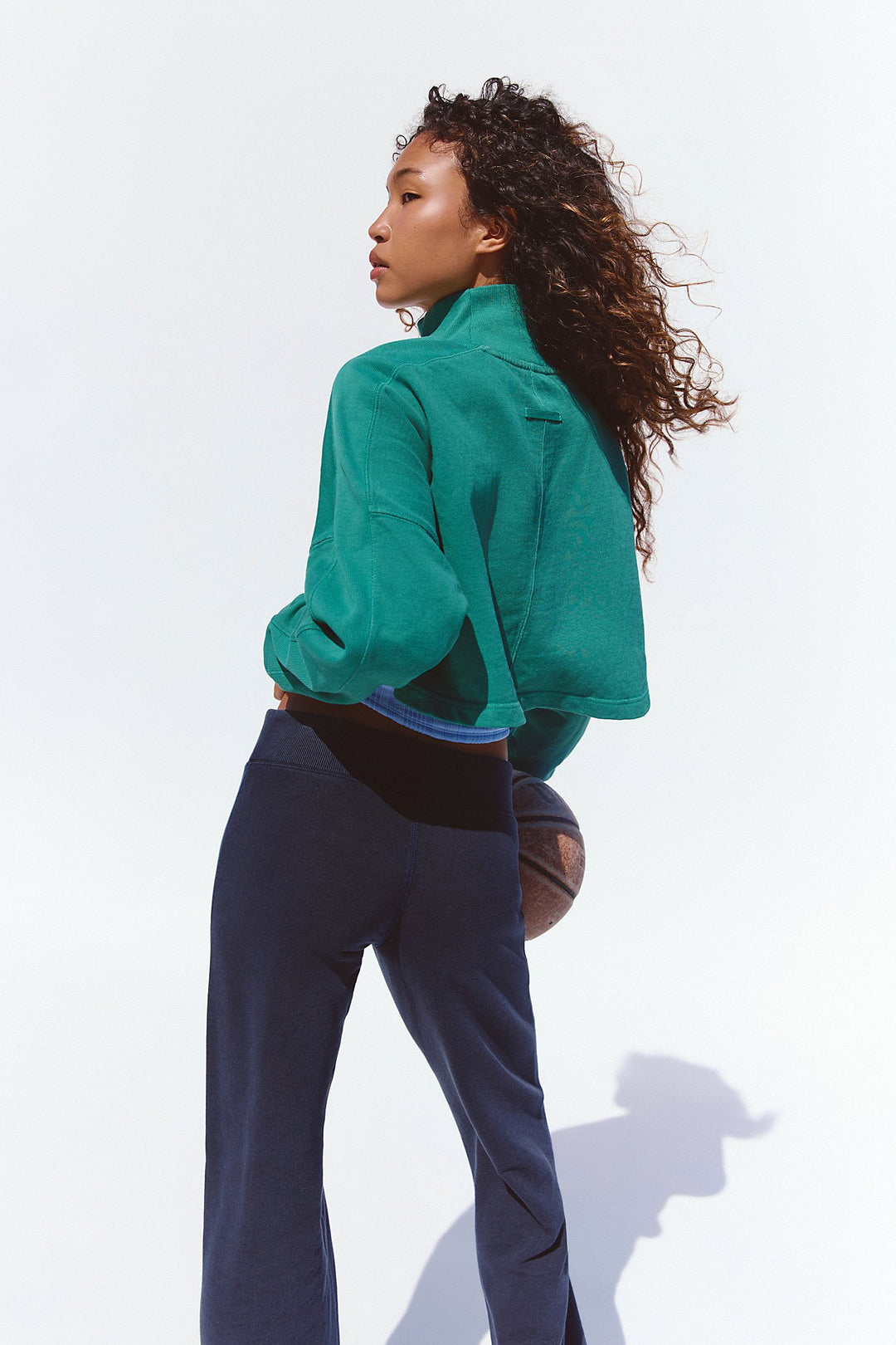 Pick Up Game Pullover | Green Frost