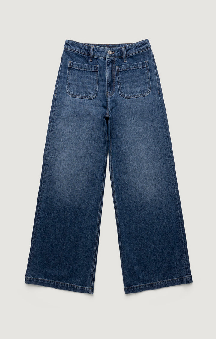 Christine Dark Brushed Classic Denim