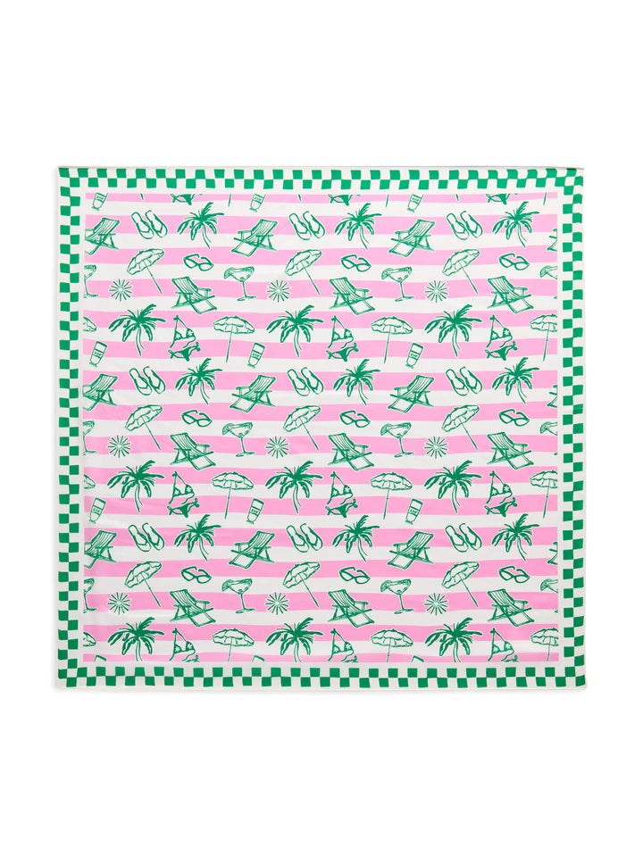 Pink Tropical Scarf
