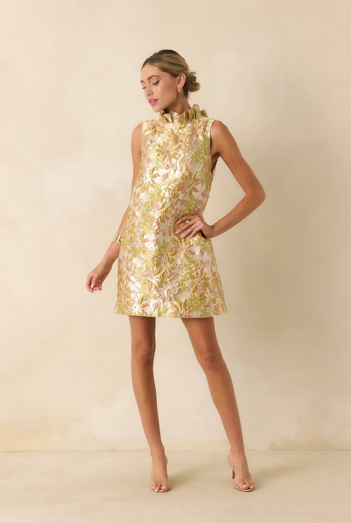 Prosperina Cecily Mini Dress | Bombshell Botanicals Print