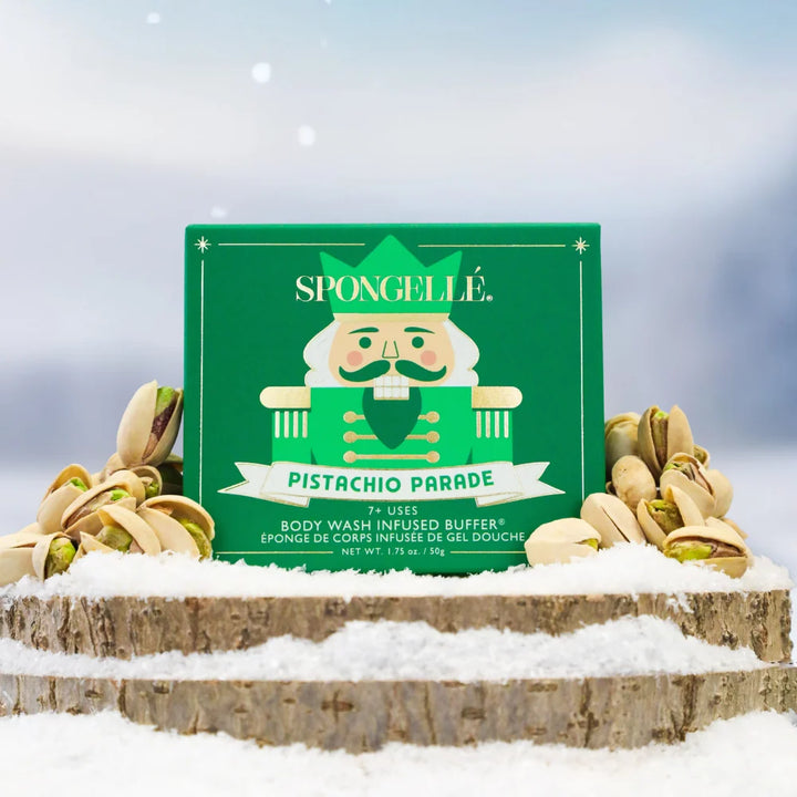 Pistachio Parade Body Buffer | Holiday Nutcracker