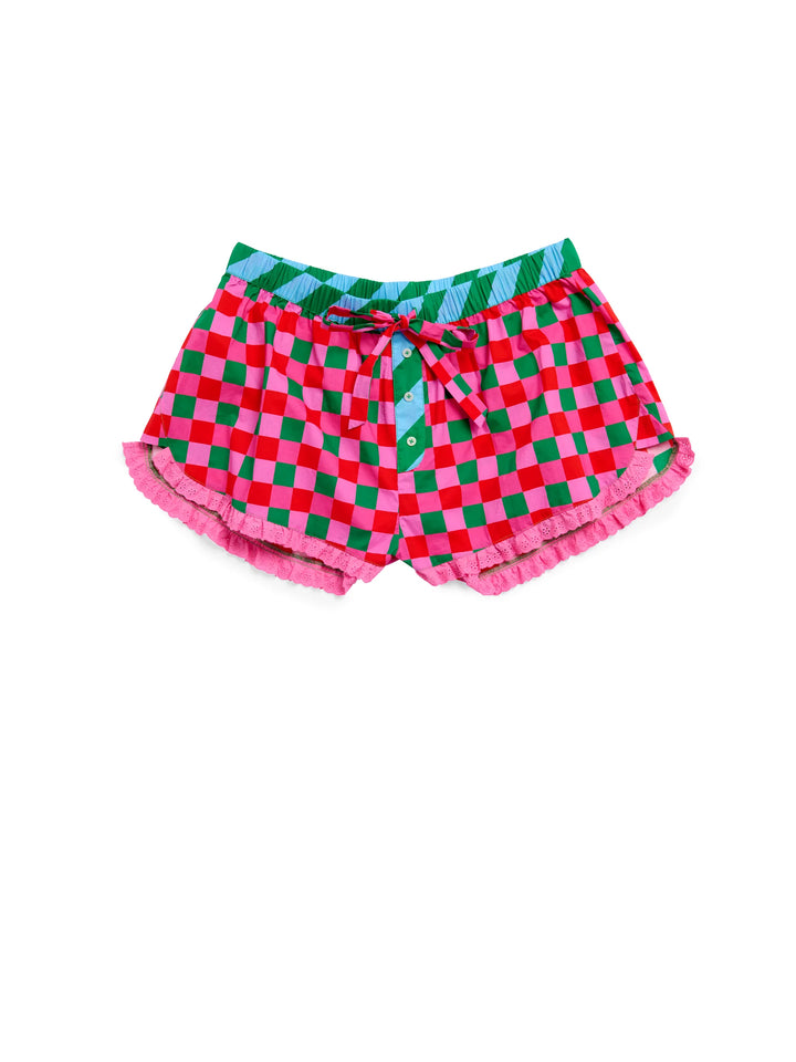 Checkered Boxer Shorts | Multi