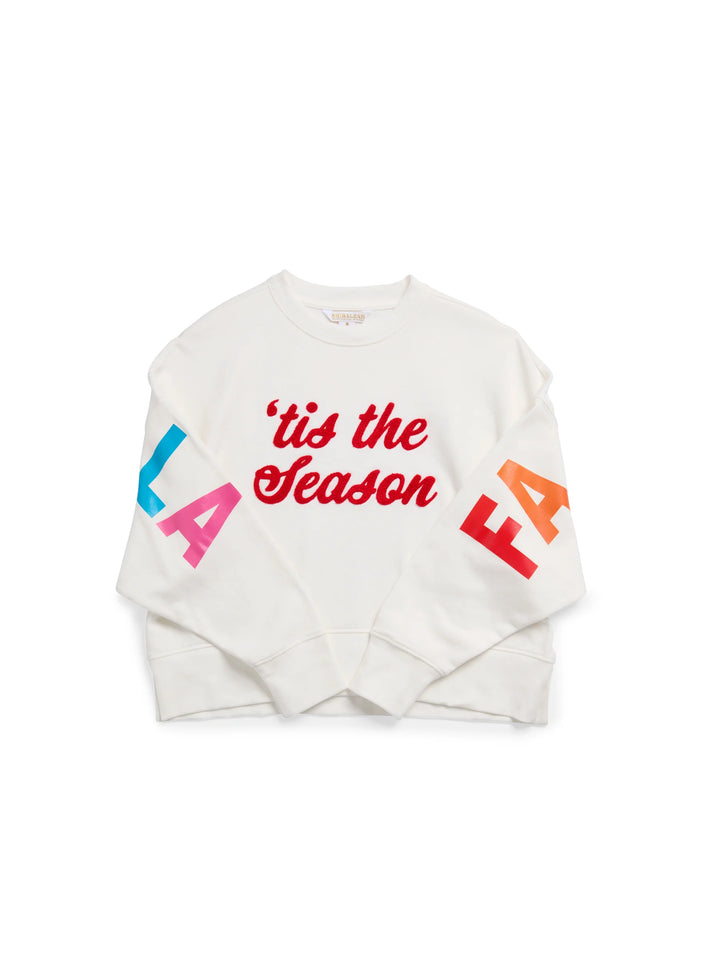 "Tis The Season/Fa La La" Relaxed Sweatshirt