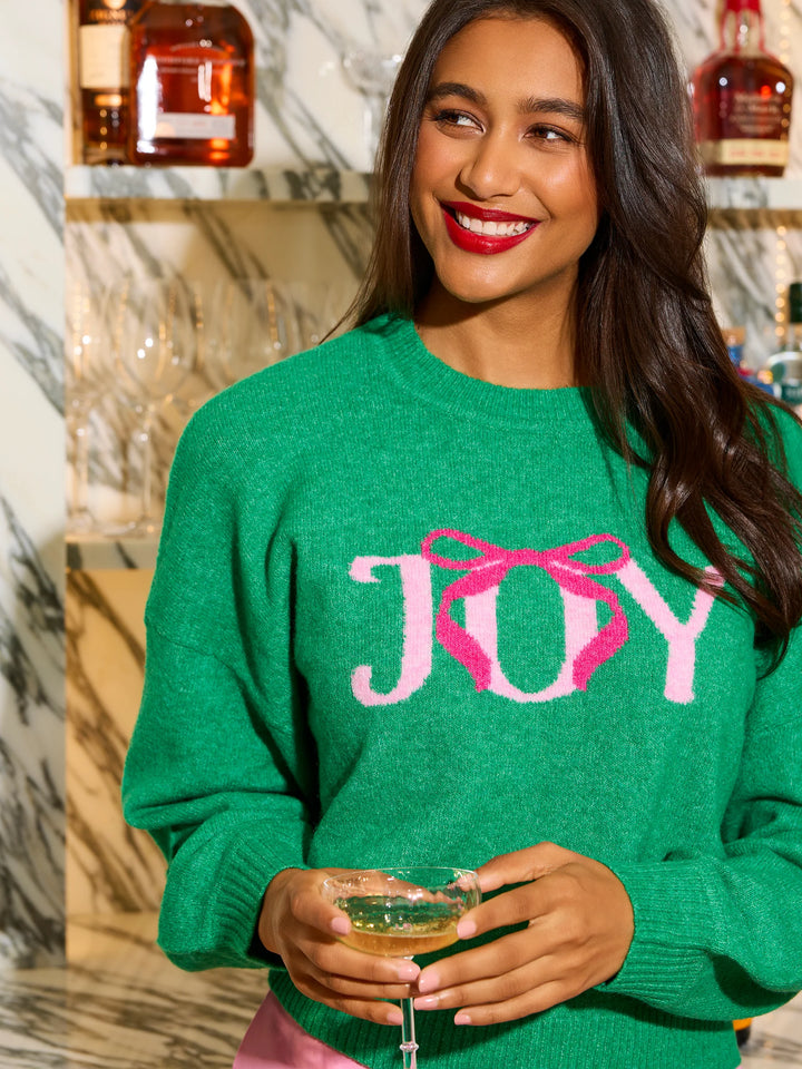 "Joy" Sweater | Green