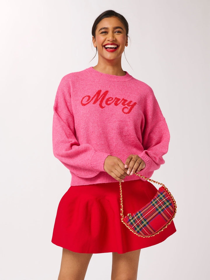 "Merry" Sweater | Pink