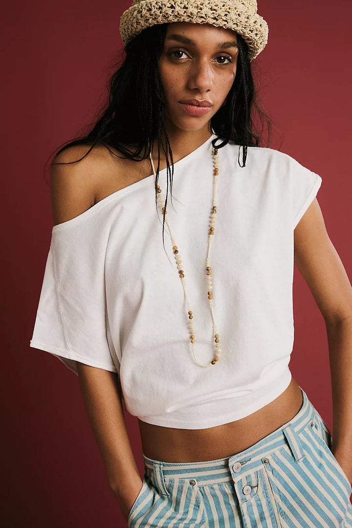 Free People Peggy Tee | Clean Ivory