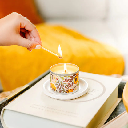 Harvest Gold Tin Candle