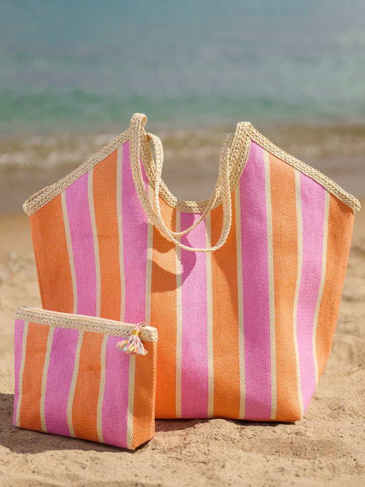 Capri Zip Pouch: Pink
