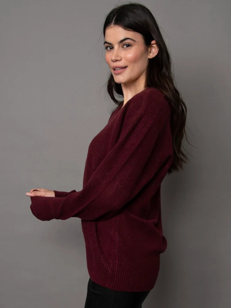 Ghazala Long Raglan Sleeve V-Neck