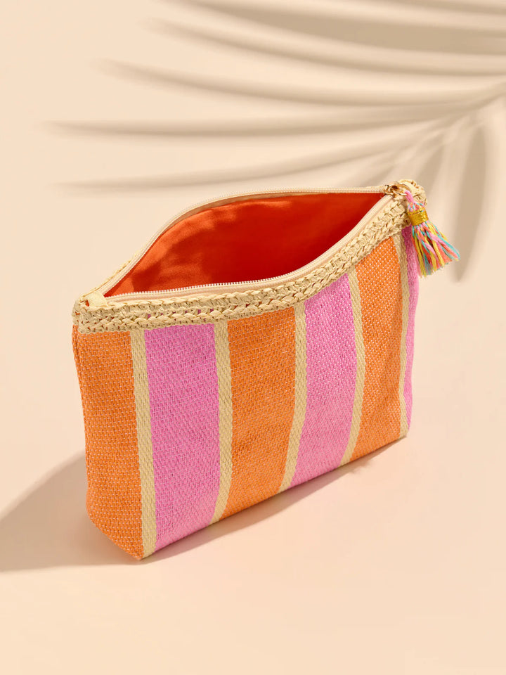 Capri Zip Pouch: Pink
