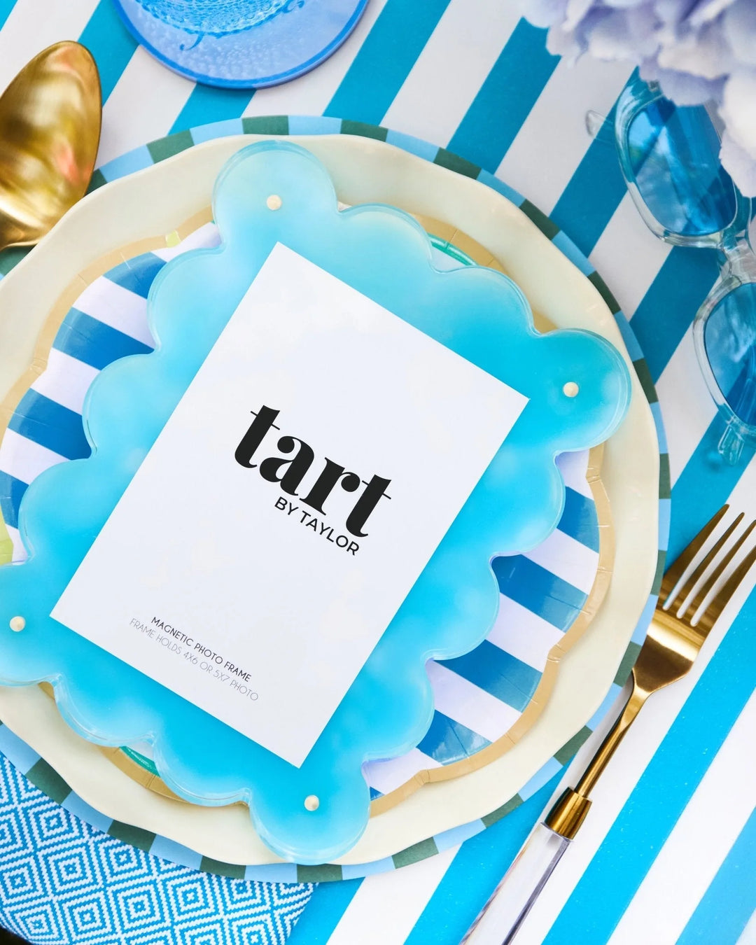 Capri Blue Acrylic Picture Frame