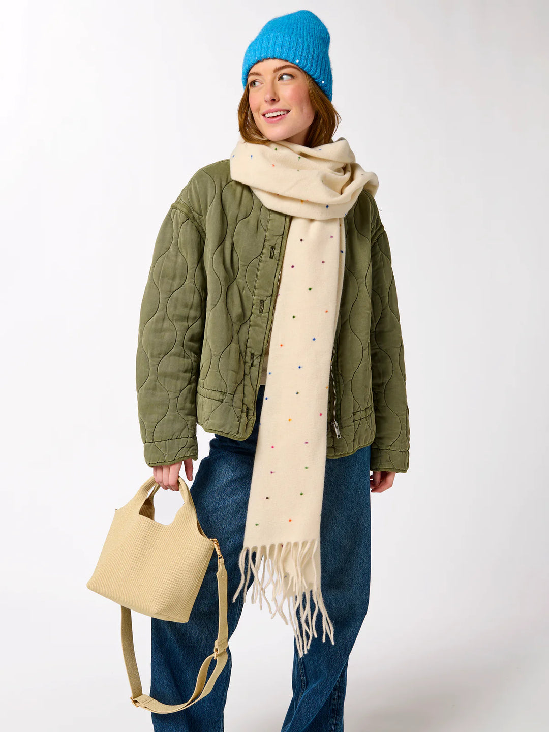 Jolie Scarf | Ivory