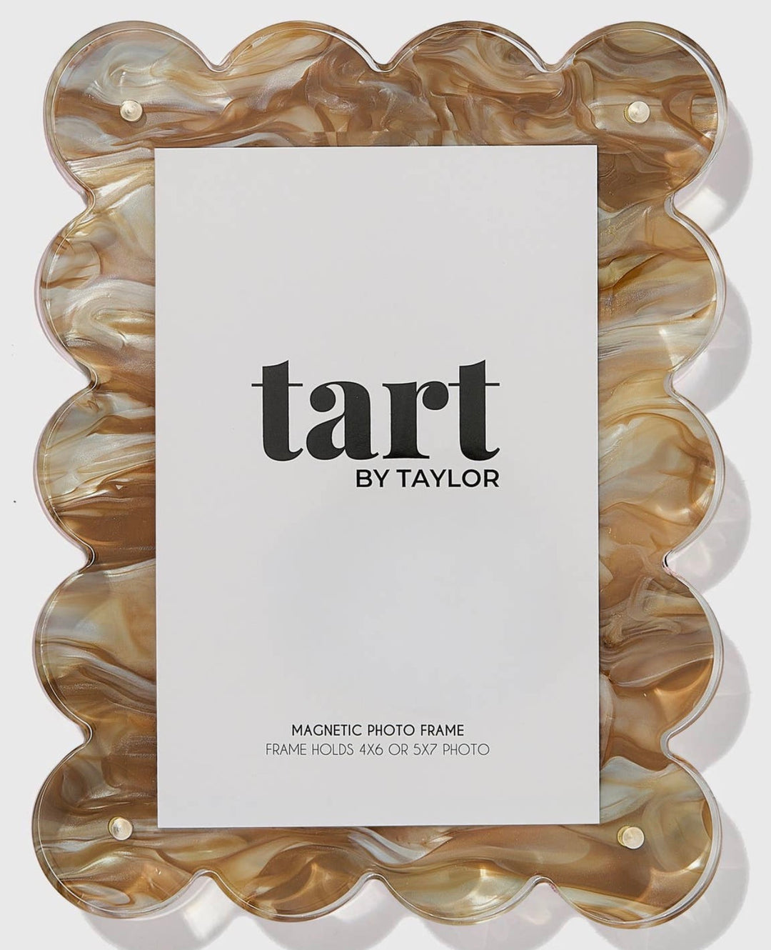 Tart By Taylor Marbled Brown Acrylic Picture Frame