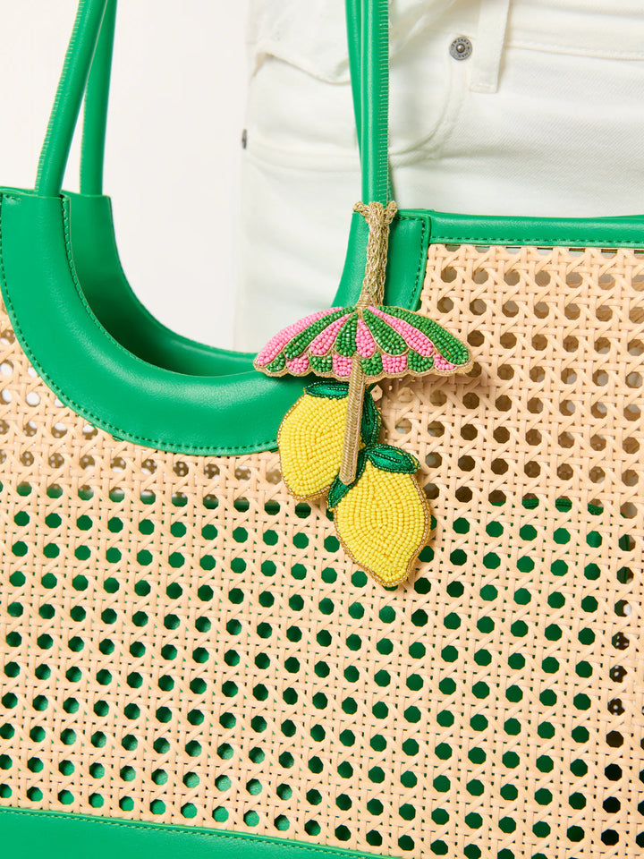 Lemon Umbrella Bag Charm