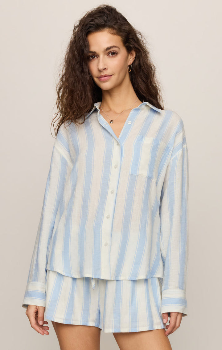Z Supply The Perfect Striped Button Up | Skyline
