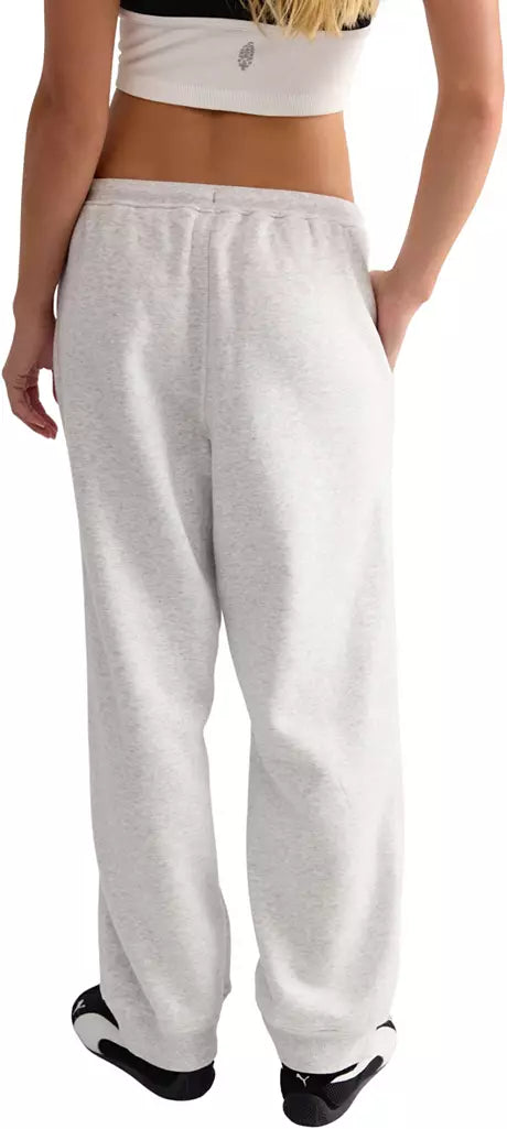 Final Call Jogger in White Heather Grey