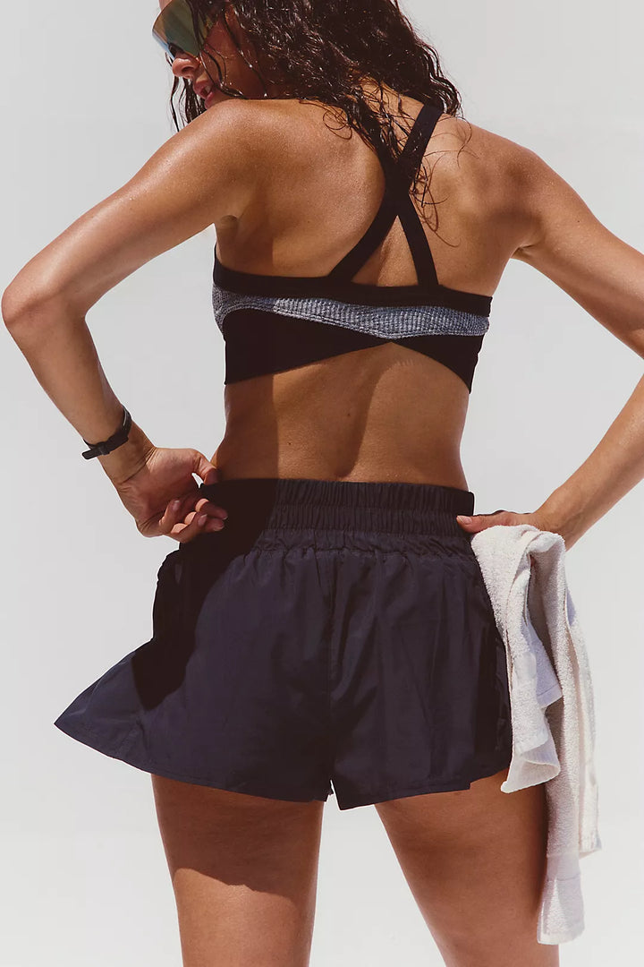 Get Your Flirt On Short | Black