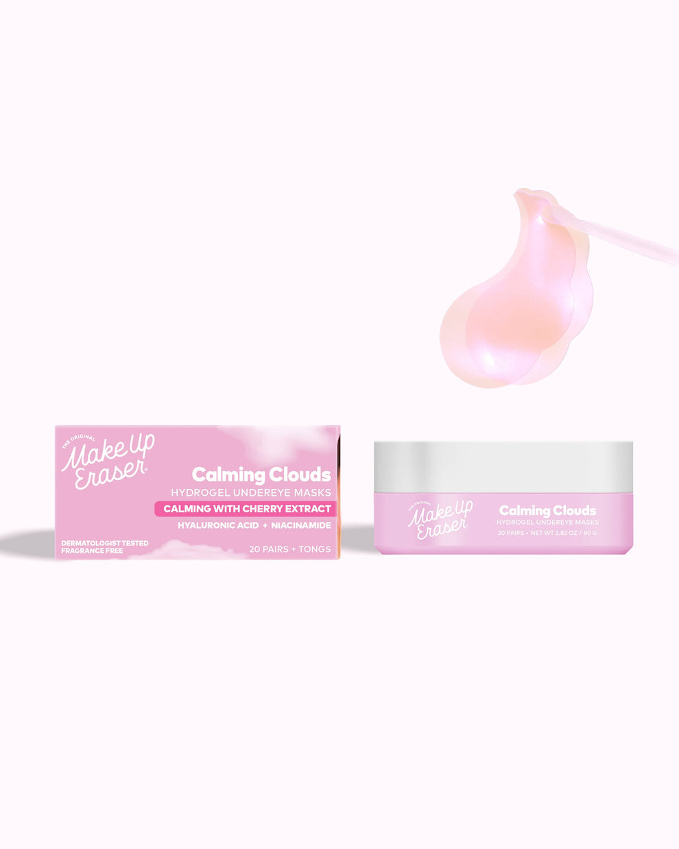 Makeup Eraser Calming Clouds Hydrogel Undereye Masks with Cherry Extract
