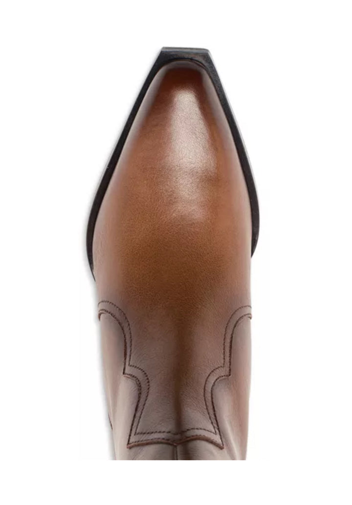 Cat Nap Cowboy Boots- Saddle Leather