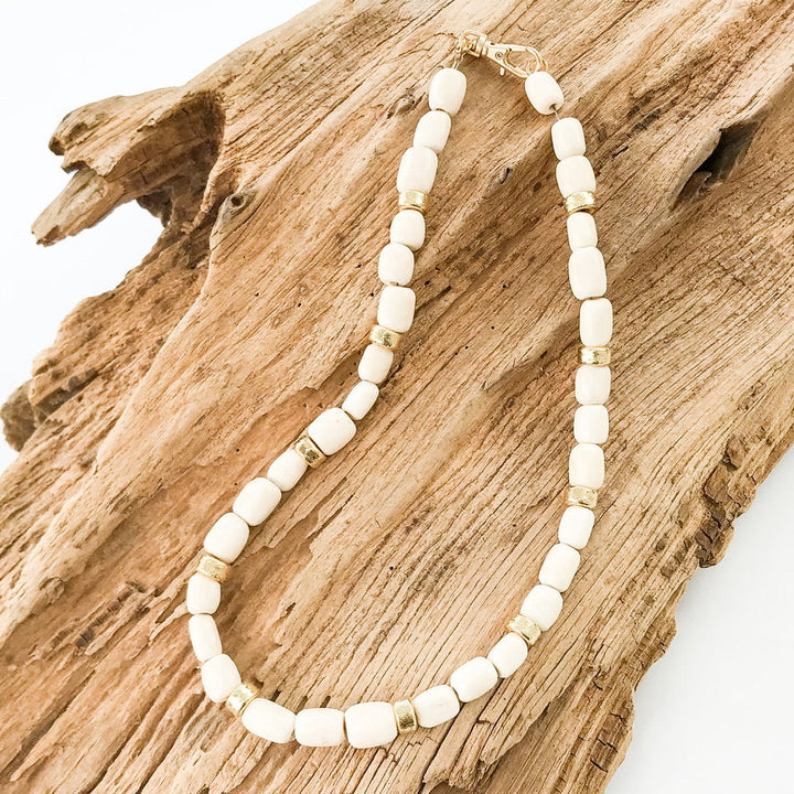 Tribal Tube Necklace 17.5”
