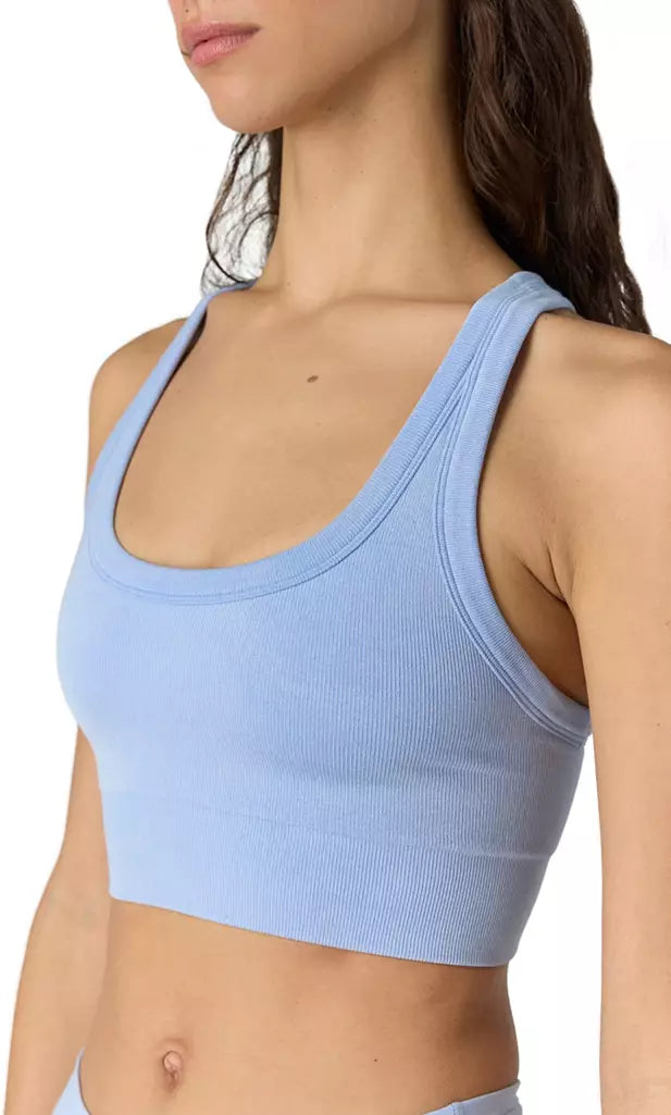 Go To Bra in Peri Blue