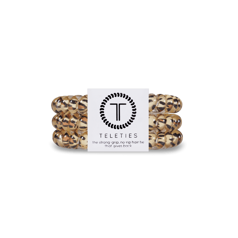 Teleties Leopard Small Hair Ties