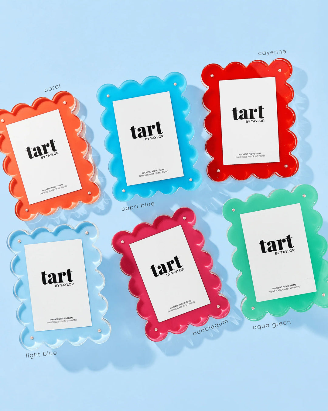Capri Blue Acrylic Picture Frame