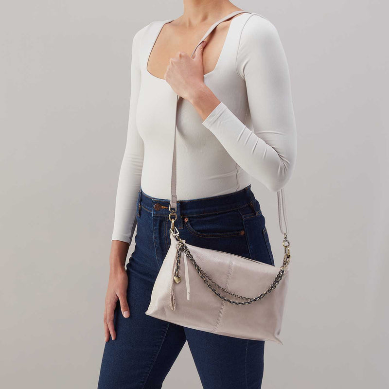 Avon Shoulder Bag | Stone Gloss