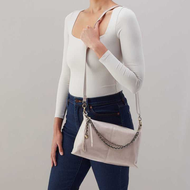 Avon Shoulder Bag | Stone Gloss