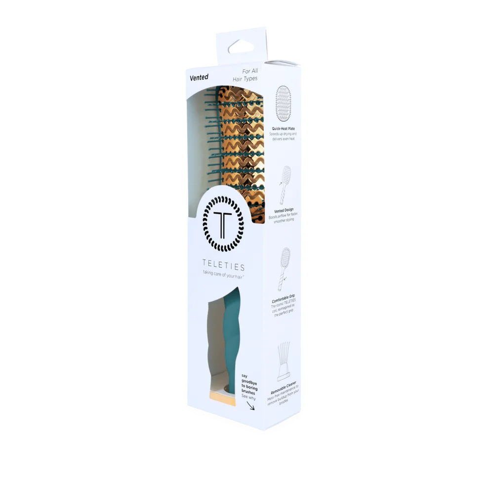 Vented Hair Brush | Teal With It