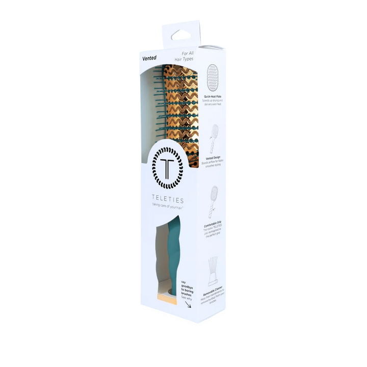 Vented Hair Brush | Teal With It
