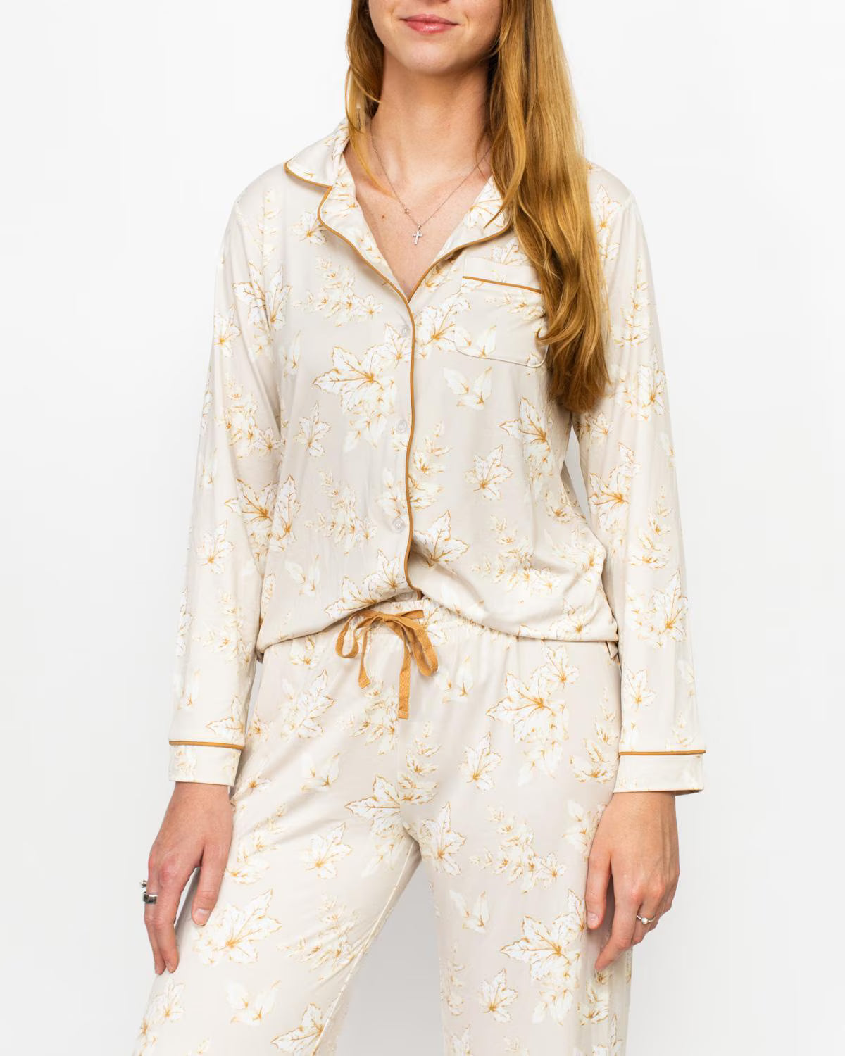 Harvest Toile Long Sleeve Sleep Shirt