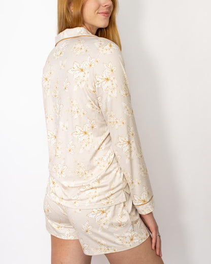 Harvest Toile Long Sleeve Sleep Shirt
