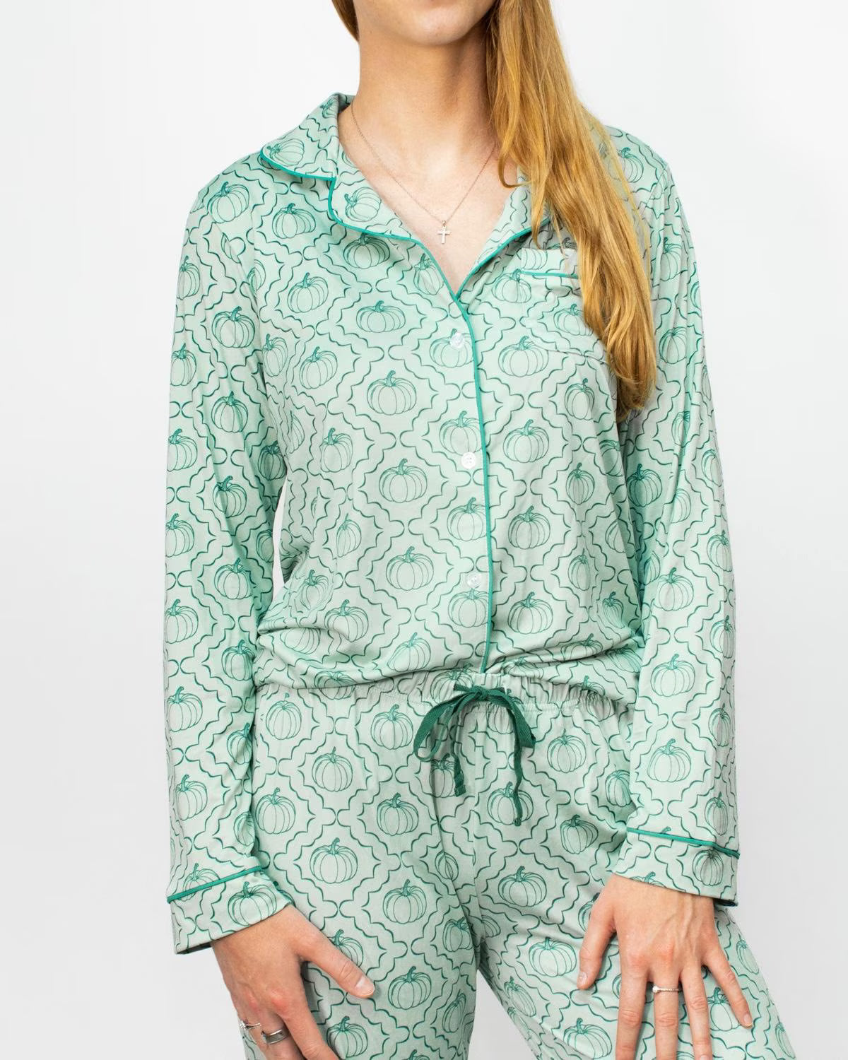 Give 'em Pumpkin Long Sleeve Sleep Shirt