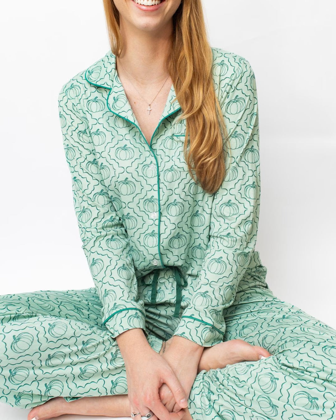 Give 'em Pumpkin Long Sleeve Sleep Shirt