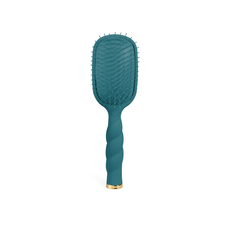 Teleties Detangler Hair Brush for Medium Hair Teal With It