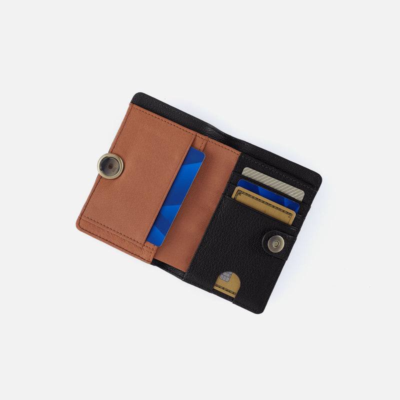 Hutton Small Wallet | Black