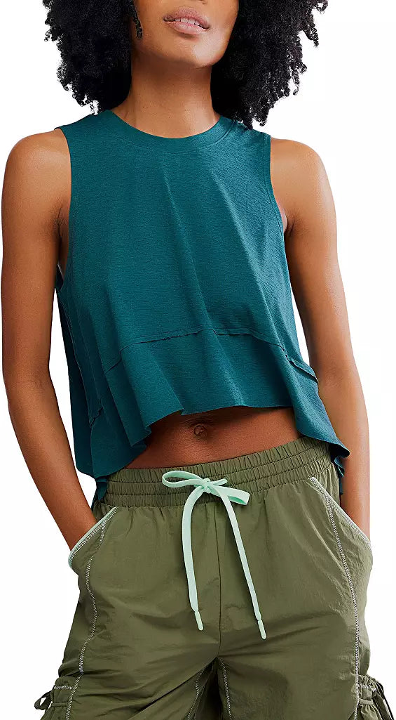 Free People Tempo Tank / Evergreen